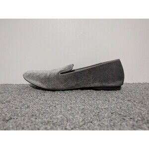 Birdies The Starling Slip On Velvet Flats Womens Size 7 Gray
